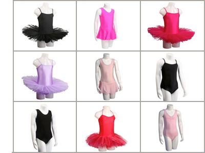 Balletpakje met lange mouwen voor meisjes zwart