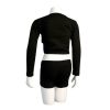 Balletvestje Dancer Dancewear Cardigan Tie Up zwart