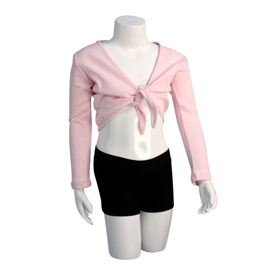 Balletvestje Dancer Dancewear Cardigan Tie Up roze